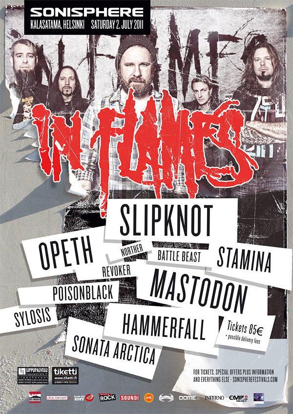 juliste 2011 sonisphere in flames