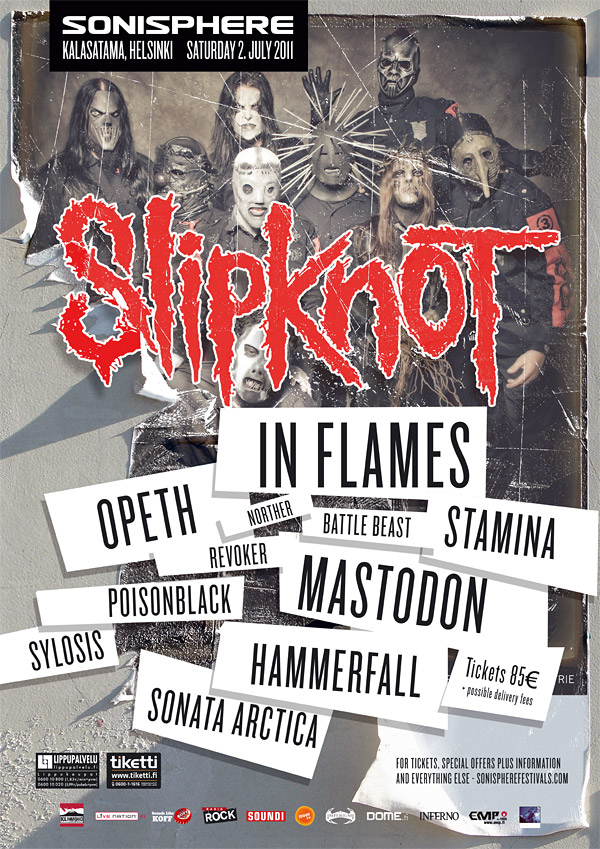 juliste 2011 sonisphere slipknot